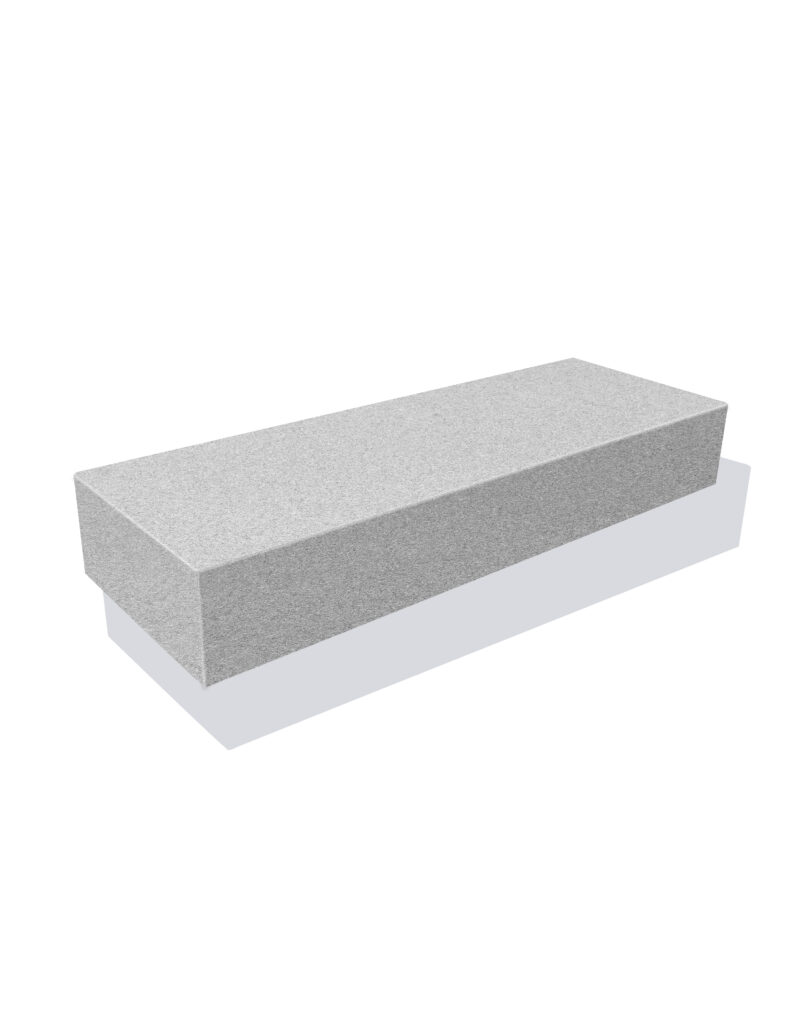 Natursten_31350-19_Silver Grey_Trappetrin_100x35x15cm